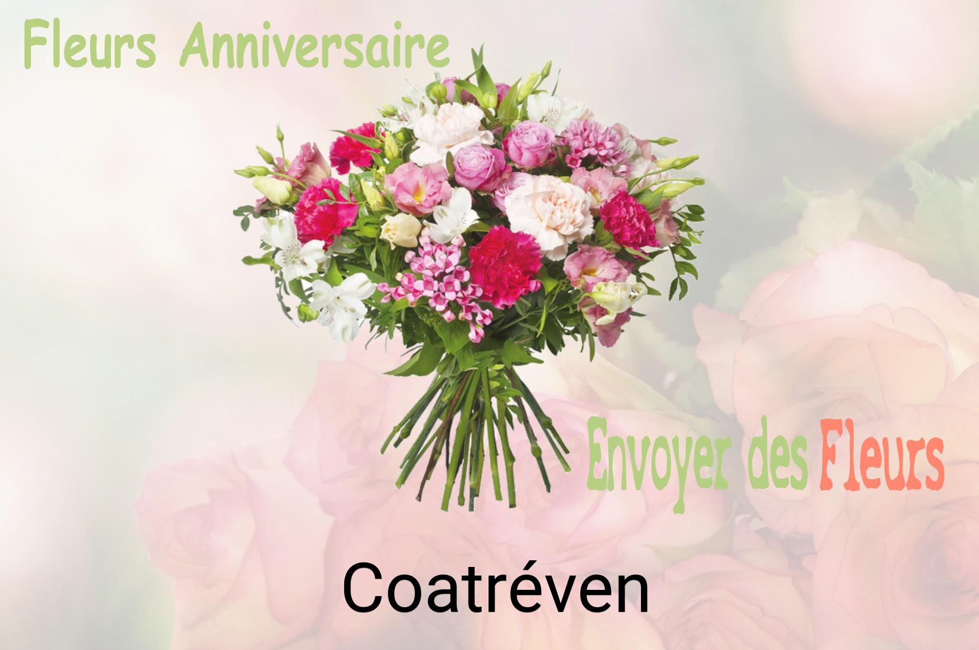 Bouquet de fleurs d’anniversaire livré à Coatréven